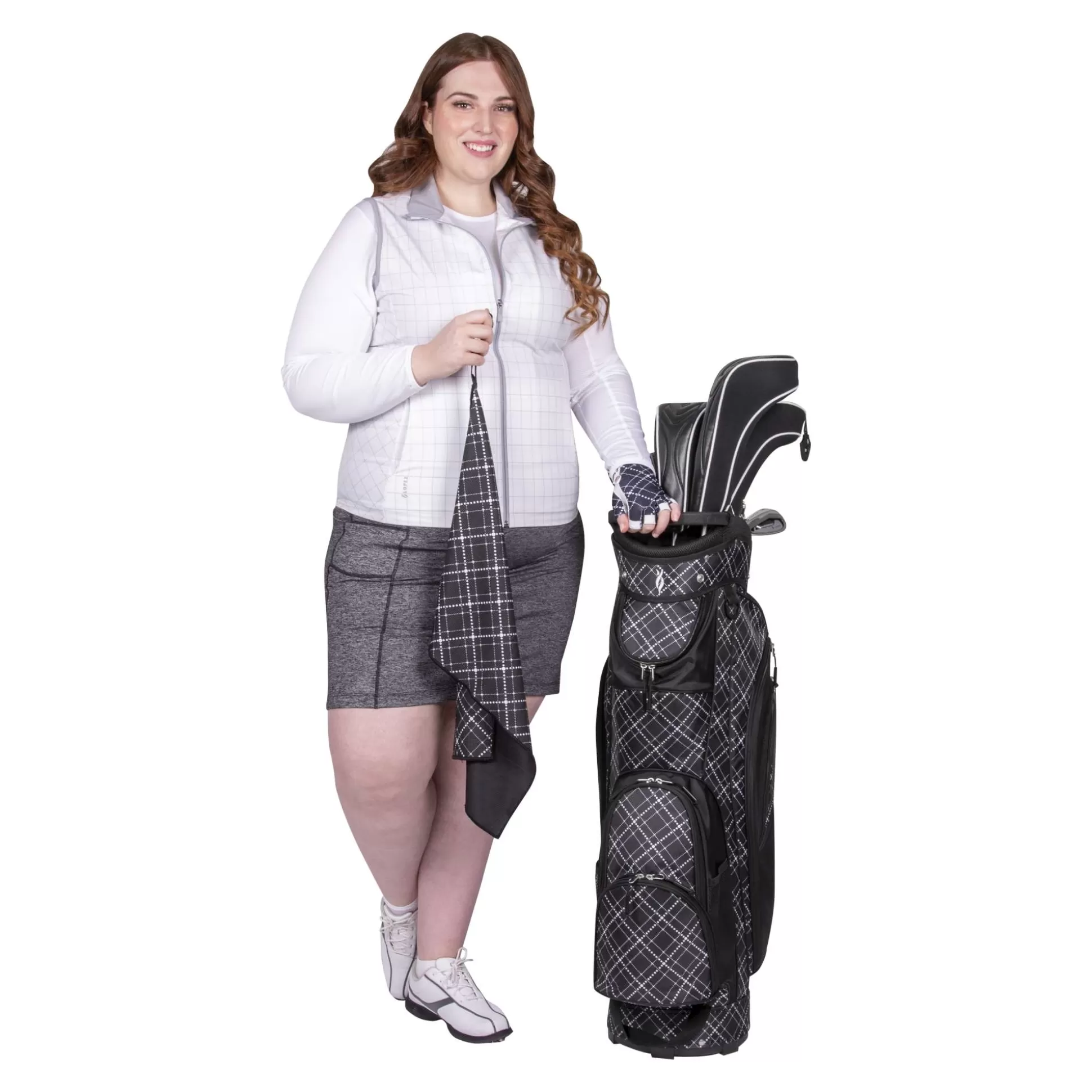 GOLF CLUB PACKAGE SETS^Nancy Lopez Erinn 18-Piece Cart Bag Package Set Juicy