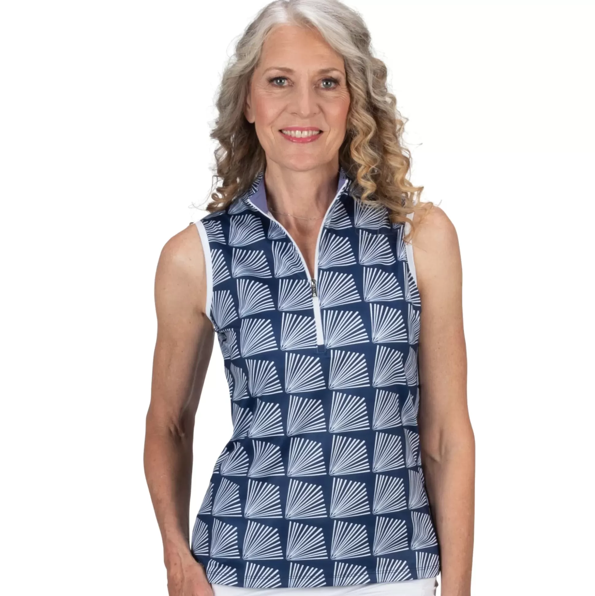 SLEEVELESS^Nancy Lopez Fanny Sleeveless Polo