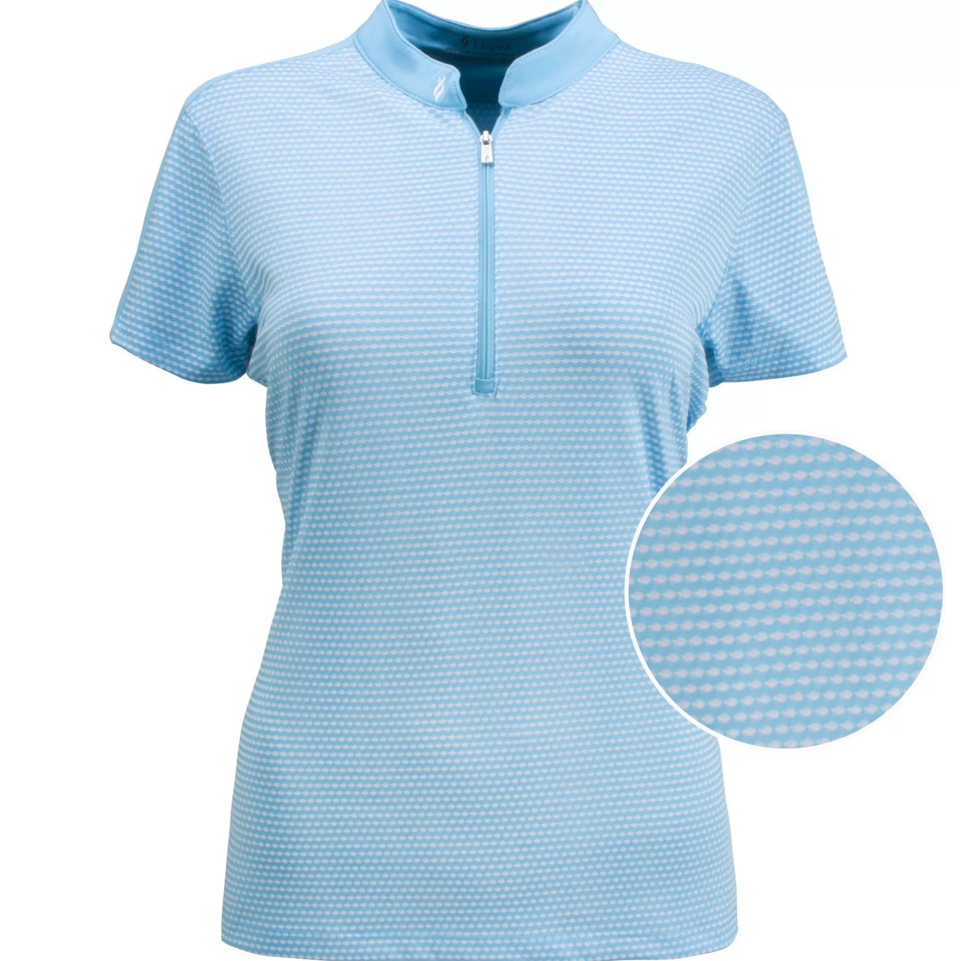 SHORT SLEEVE^Nancy Lopez Flex Short Sleeve Polo Plus