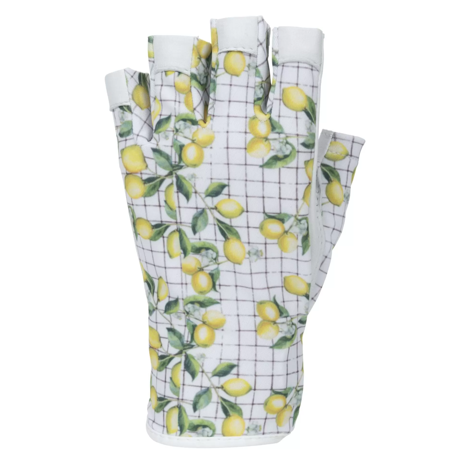 GLOVES^Nancy Lopez Half Finger Tart Lemon Glove