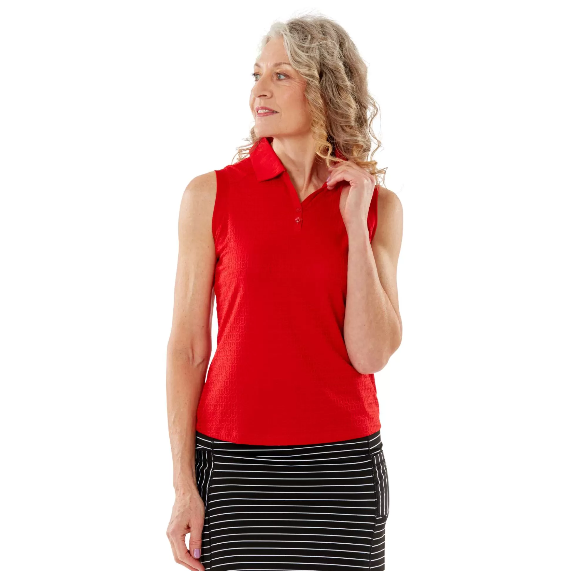 SLEEVELESS^Nancy Lopez Journey Sleeveless Polo