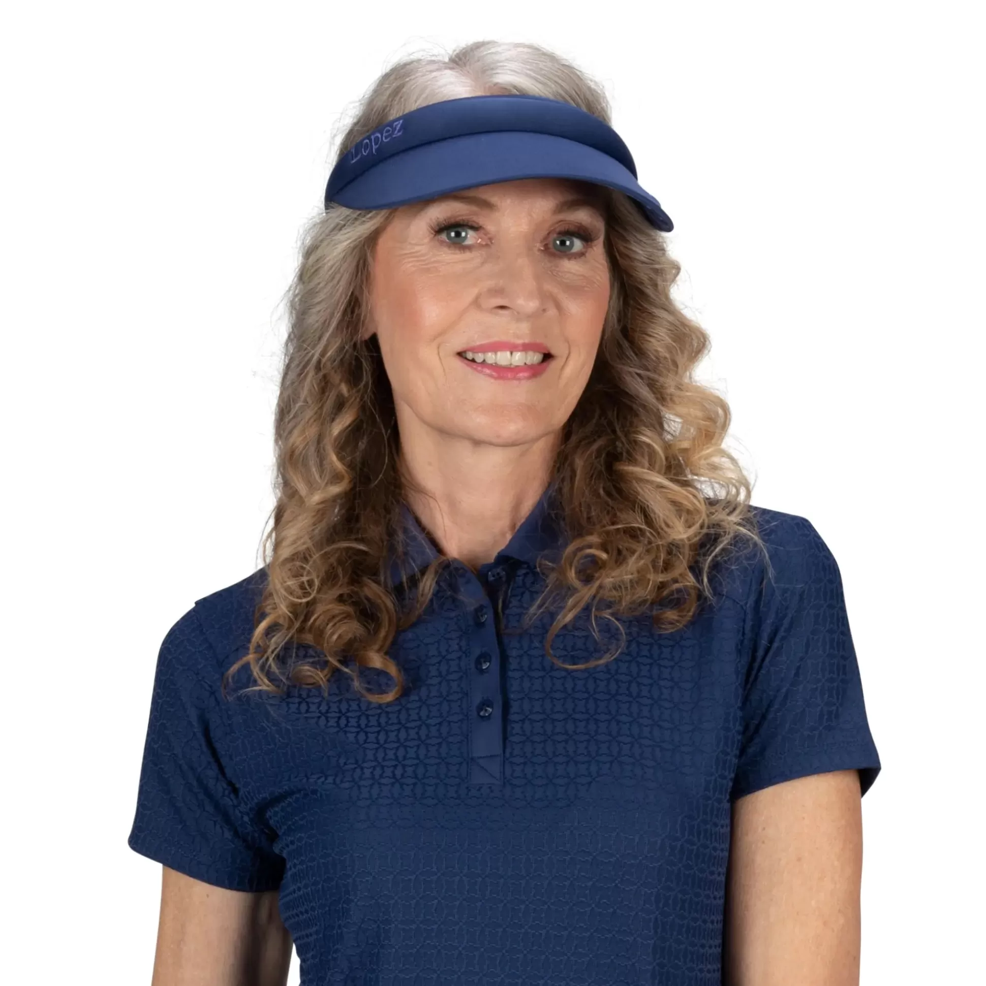 HATS & VISORS^Nancy Lopez Lux Reverse Clip Visor