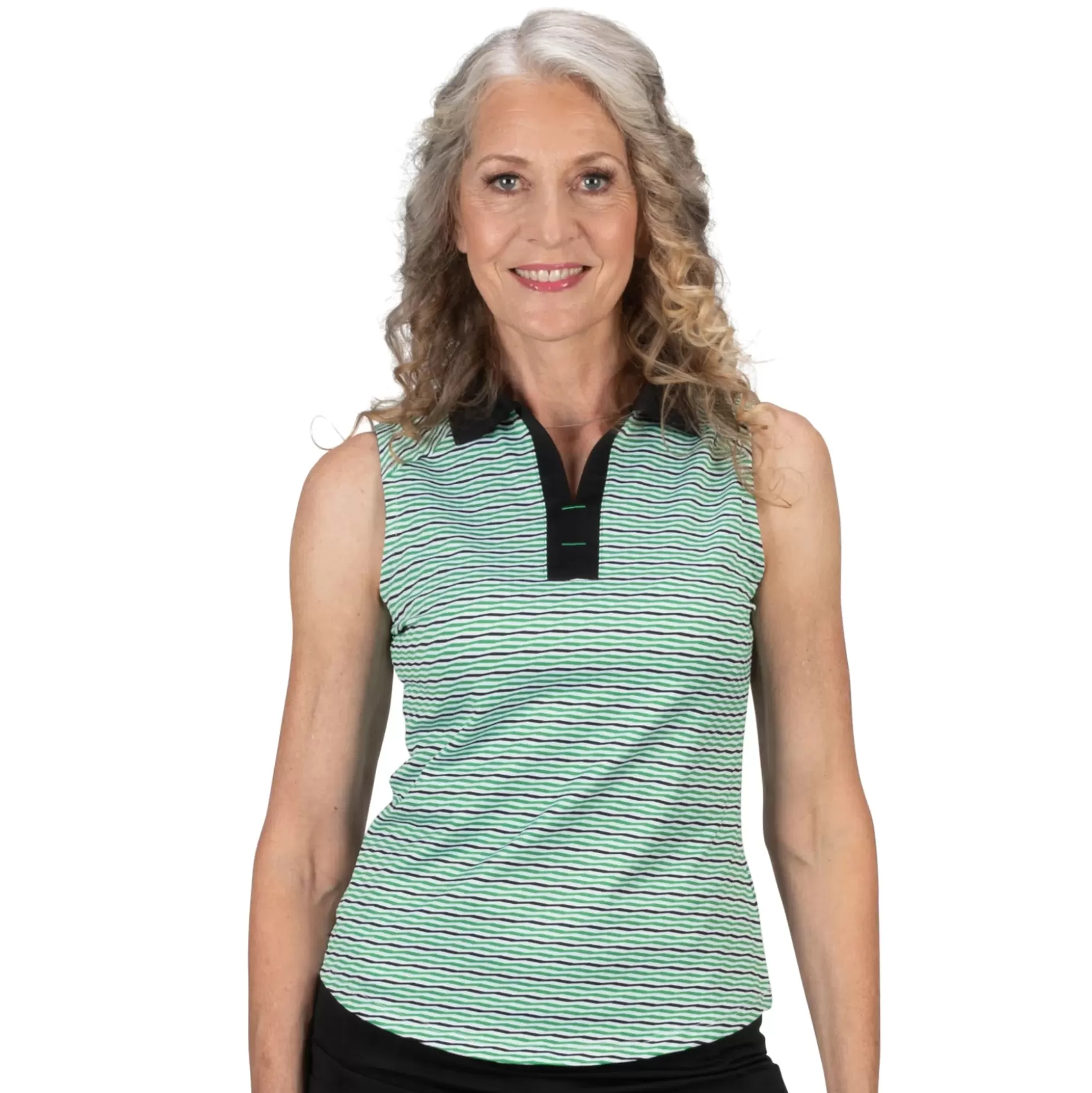 SLEEVELESS^Nancy Lopez Shift Sleeveless Polo