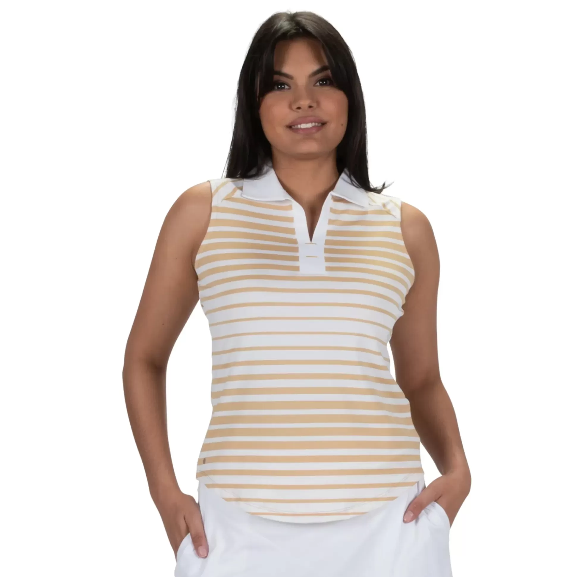 SLEEVELESS^Nancy Lopez Tango Sleeveless Polo