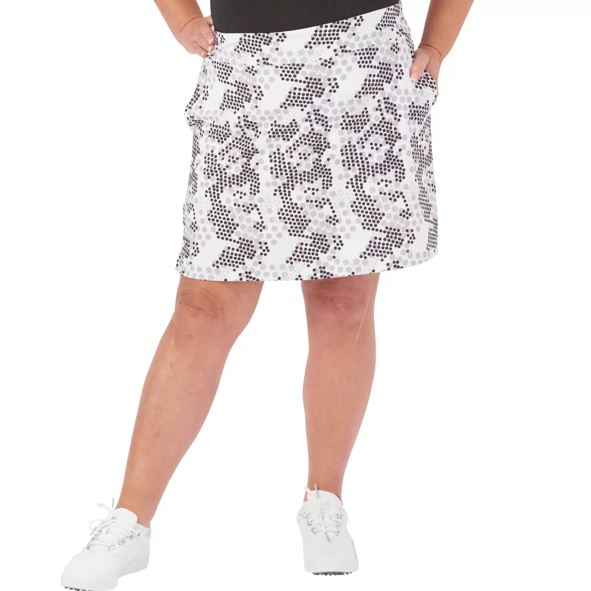 SKORTS^Nancy Lopez Tee Printed Skort Plus White Multi