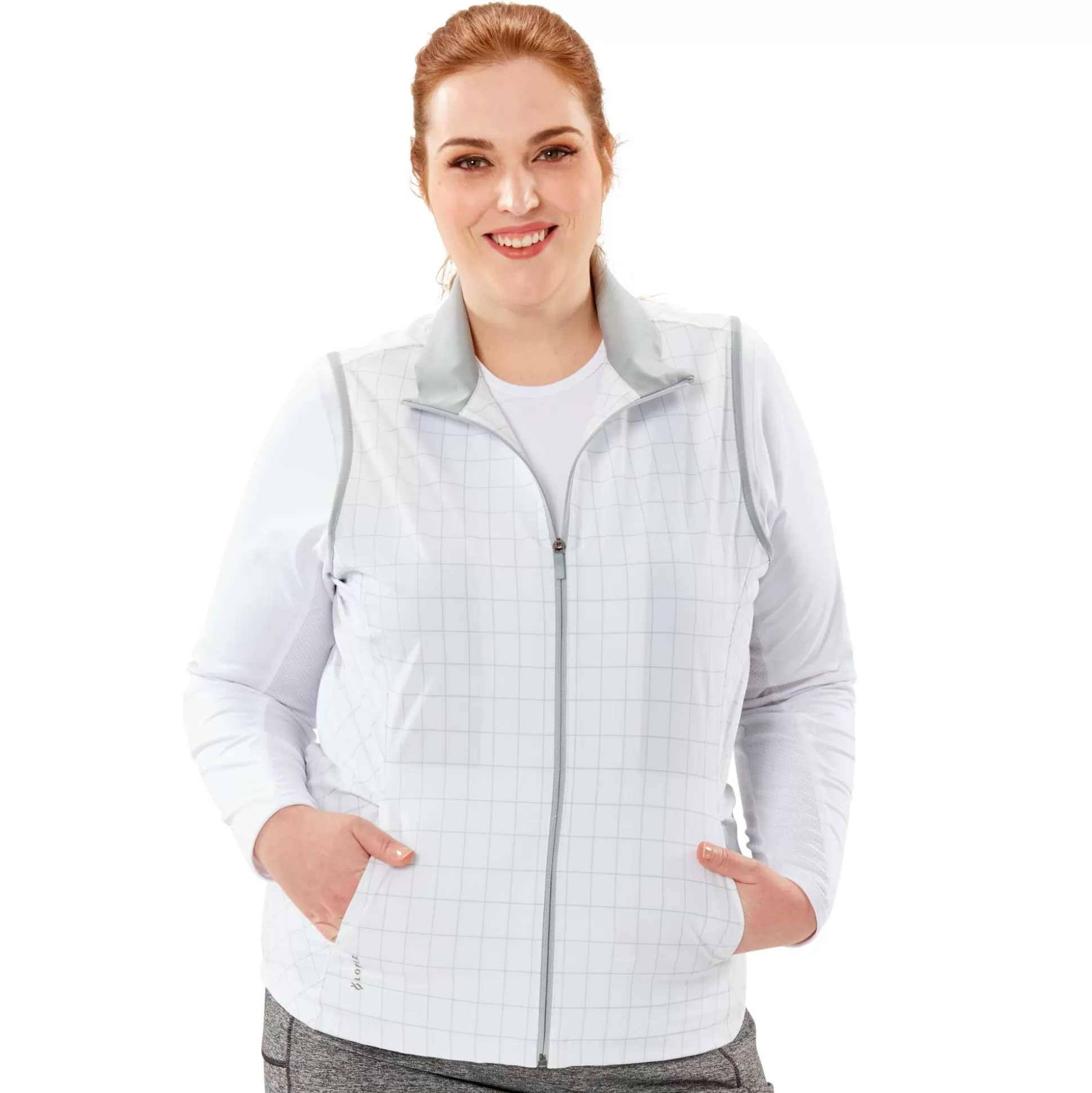 JACKETS^Nancy Lopez Zippy Vest Plus