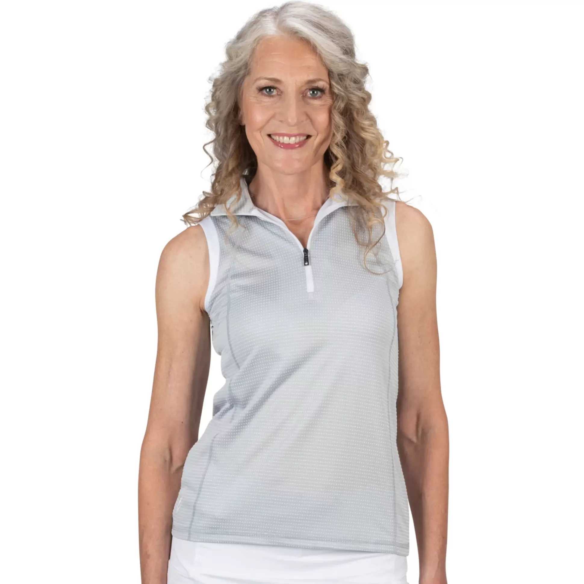 SLEEVELESS^Nancy Lopez Zone Sleeveless Polo